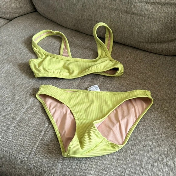 Madewell line green xxs bikini second wave - Picture 1 of 5
